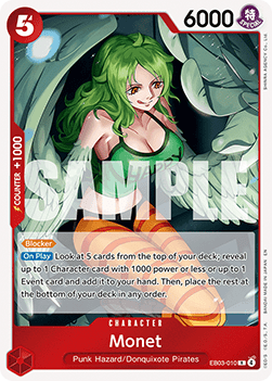 Monet (EB03-010) (V.1) - Heroines Edition (Rare) [EB03-010] Hoofdafbeelding