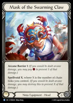 Mask of the Swarming Claw (Regular) - Compendium Of Rathe (Rare) [PEN-030]