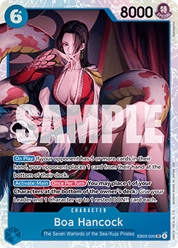 Boa Hancock (EB03-026) (V.1) - Heroines Edition (Super Rare) [EB03-EB03-026] Hoofdafbeelding