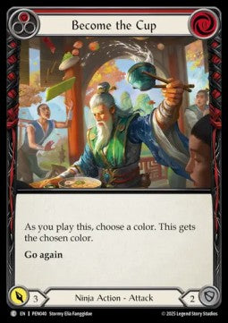 Become the Cup (Red) (Regular) - Compendium Of Rathe (Common) [PEN-040] Image principale du produit