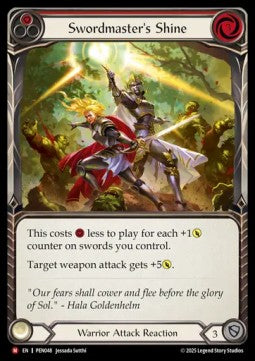 Swordmaster's Shine (Rainbow Foil) - Compendium Of Rathe (Majestic) [PEN-048] Hauptbild