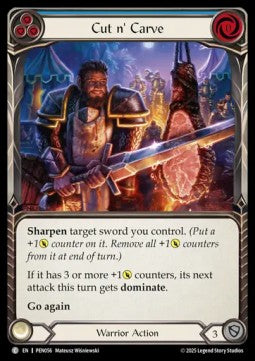 Cut n' Carve (Blue) (Regular) - Compendium Of Rathe (Common) [PEN-056]