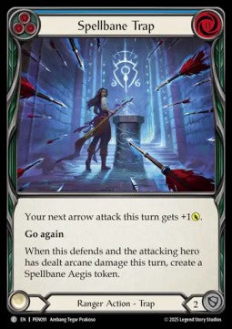 Spellbane Trap (Blue) (Regular) - Compendium Of Rathe (Common) [PEN-091]