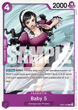 Baby 5 (EB03-036) (V.1) - Heroines Edition (Common) [EB03-036]