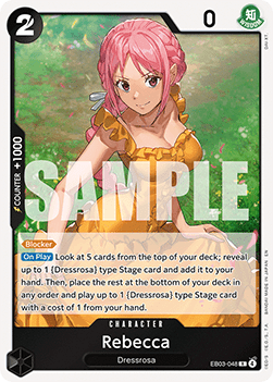 Rebecca (EB03-048) (V.1) - Heroines Edition (Rare) [EB03-048] Main image
