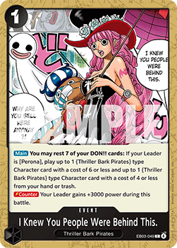 I Knew You People Were Behind This. (EB03-049) (V.1) - Heroines Edition (Common) [EB03-049] Main image