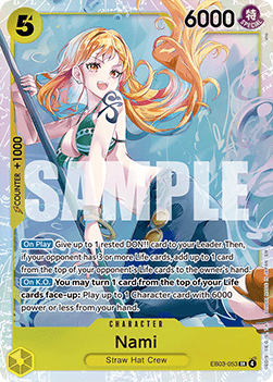 Nami (EB03-053) (V.1) - Heroines Edition (Super Rare) [EB03-053] Immagine principale del prodotto