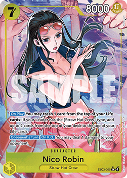 Nico Robin (EB03-055) (V.2) - Heroines Edition (Alternate Art) [EB03-055] Main image
