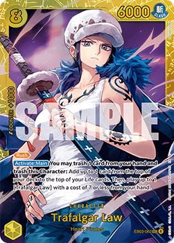 Trafalgar Law (EB03-062) (V.1) - Heroines Edition (Secret Rare) [EB03-062] Main image