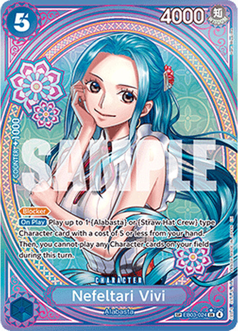 Nefeltari Vivi — Heroines Edition (EB03-024) One Piece card Main image
