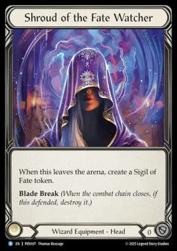 Shroud of the Fate Watcher (Regular) - Compendium Of Rathe (Rare) [PEN-107] Imagen principal del producto
