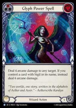 Glyph Power Spell (Regular) - Compendium Of Rathe (Rare) [PEN-113] Hoofdafbeelding