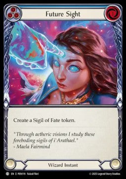 Future Sight (Blue) (Regular) - Compendium Of Rathe (Common) [PEN-119] Hoofdafbeelding
