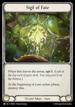 Sigil of Fate (Regular) - Compendium Of Rathe (Token) [PEN-120]