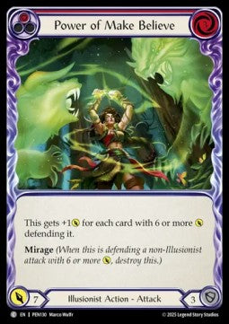 Power of Make Believe (Red) (Rainbow Foil) - Compendium Of Rathe (Common) [PEN-130] Hoofdafbeelding