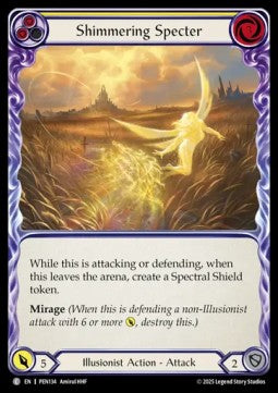 Shimmering Specter (Yellow) (Rainbow Foil) - Compendium Of Rathe (Common) [PEN-134] Hoofdafbeelding