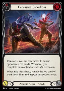 Excessive Bloodloss (Red) (Regular) - Compendium Of Rathe (Common) [PEN-144] Hoofdafbeelding