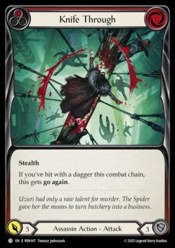 Knife Through (Red) (Regular) - Compendium Of Rathe (Common) [PEN-147]