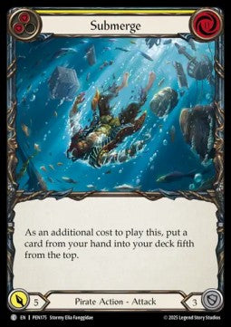 Submerge (Yellow) (Rainbow Foil) - Compendium Of Rathe (Common) [PEN-175]