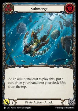 Submerge (Blue) (Rainbow Foil) - Compendium Of Rathe (Common) [PEN-176]