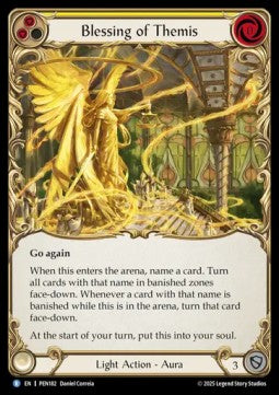 Blessing of Themis (Regular) - Compendium Of Rathe (Rare) [PEN-182] Main image