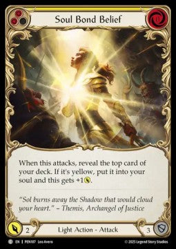 Soul Bond Belief (Yellow) (Regular) - Compendium Of Rathe (Common) [PEN-187] Hoofdafbeelding