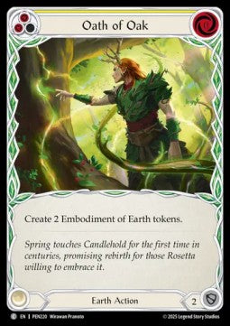 Oath of Oak (Yellow) (Regular) - Compendium Of Rathe (Common) [PEN-220] Hoofdafbeelding