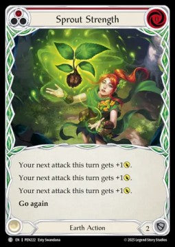 Sprout Strength (Red) (Regular) - Compendium Of Rathe (Common) [PEN-222] Hoofdafbeelding