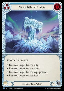 Monolith of Galcia (Regular) - Compendium Of Rathe (Rare) [PEN-225] Image principale du produit