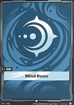 Mind Rune (V.1 - Common) - Spiritforged (Common) [SFD-R03] Hauptbild