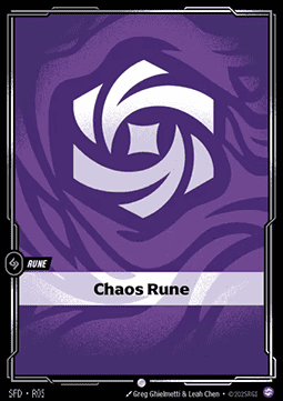 Chaos Rune (V.1 - Common) - Spiritforged (Common) [SFD-R05] Hauptbild