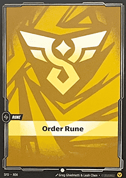 Order Rune (V.1 - Common) - Spiritforged (Common) [SFD-R06] Hauptbild
