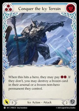 Conquer the Icy Terrain (Blue) (Regular) - Compendium Of Rathe (Common) [PEN-233] Hoofdafbeelding