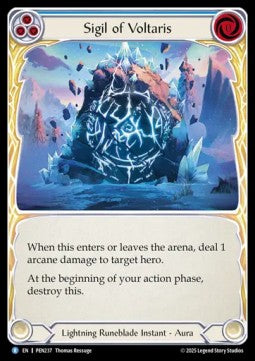 Sigil of Voltaris (Regular) - Compendium Of Rathe (Rare) [PEN-237] Main image