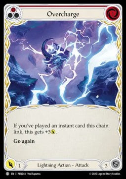 Overcharge (Red) (Regular) - Compendium Of Rathe (Common) [PEN-243]