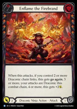 Enflame the Firebrand (Regular) - Compendium Of Rathe (Rare) [PEN-250] Hoofdafbeelding