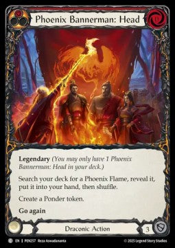 Phoenix Bannerman: Head (Regular) - Compendium Of Rathe (Common) [PEN-257] Hoofdafbeelding