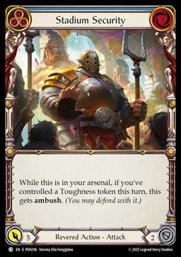 Stadium Security (Blue) (Regular) - Compendium Of Rathe (Common) [PEN-296] Hoofdafbeelding