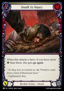 Insult to Injury (Yellow) (Regular) - Compendium Of Rathe (Common) [PEN-304] Hoofdafbeelding