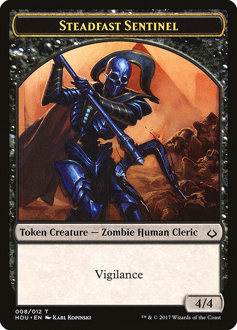 Steadfast Sentinel – Hour of Devastation Tokens (THOU-8) Magic: The Gathering card | LC-REM-20260804-15150982201676-872694ba-0666-43c1-8884-47a2e92a127c