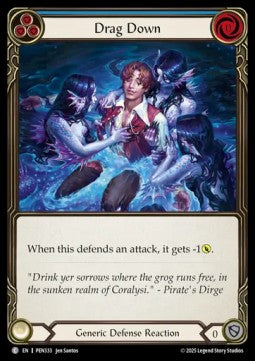 Drag Down (Blue) (Regular) - Compendium Of Rathe (Common) [PEN-333] Hauptbild