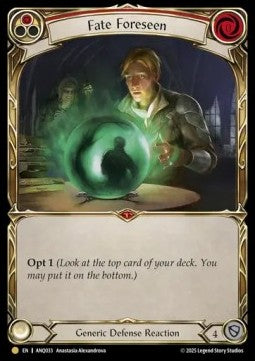 Fate Foreseen (Red) (Regular) - Compendium of Rathe - Antiquity Pack (Common) [ANQ-033] Immagine principale del prodotto