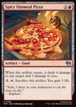 Spicy Oatmeal Pizza - Teenage Mutant Ninja Turtles (Uncommon) [TMT-109] Imagen principal del producto