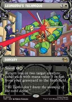 Leonardo's Technique - Teenage Mutant Ninja Turtles: Extras (Rare) [XTMT-224] Immagine principale del prodotto