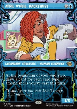 April O'Neil, Hacktivist (V.1) - Teenage Mutant Ninja Turtles: Extras (Rare) [XTMT-227] Hauptbild