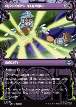 Shredder's Technique - Teenage Mutant Ninja Turtles: Extras (Uncommon) [XTMT-232] Imagen principal del producto