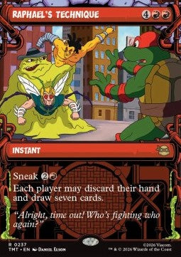 Raphael's Technique - Teenage Mutant Ninja Turtles: Extras (Rare) [XTMT-237] Hauptbild