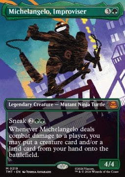 Michelangelo, Improviser (V.1) - Teenage Mutant Ninja Turtles: Extras (Mythic) [XTMT-219] Hauptbild