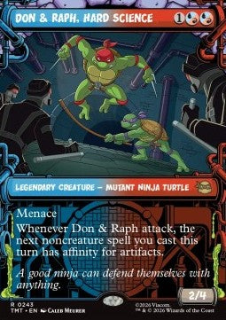 Don & Raph, Hard Science (V.2) - Teenage Mutant Ninja Turtles: Extras (Rare) [XTMT-243] Imagen principal del producto