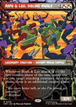 Raph & Leo, Sibling Rivals - Teenage Mutant Ninja Turtles: Extras (Rare) [XTMT-249] Hauptbild